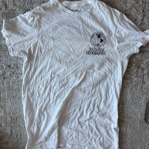 National Geographic White Men's T-Shirt